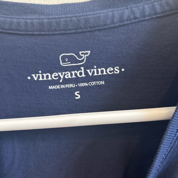 Girls Vineyard Vines tye die navy blue shirt - Picture 3 of 5